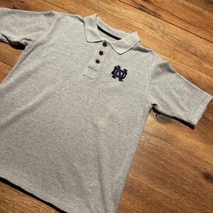 Colony Notre Dame Heather Gray Polo Shirt Mens Size M